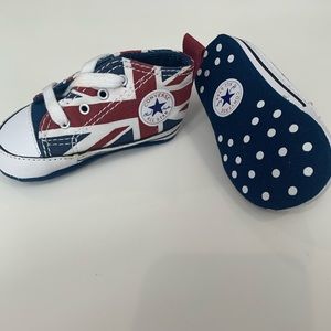 Infant Converse - Union Jack - Crib Shoe